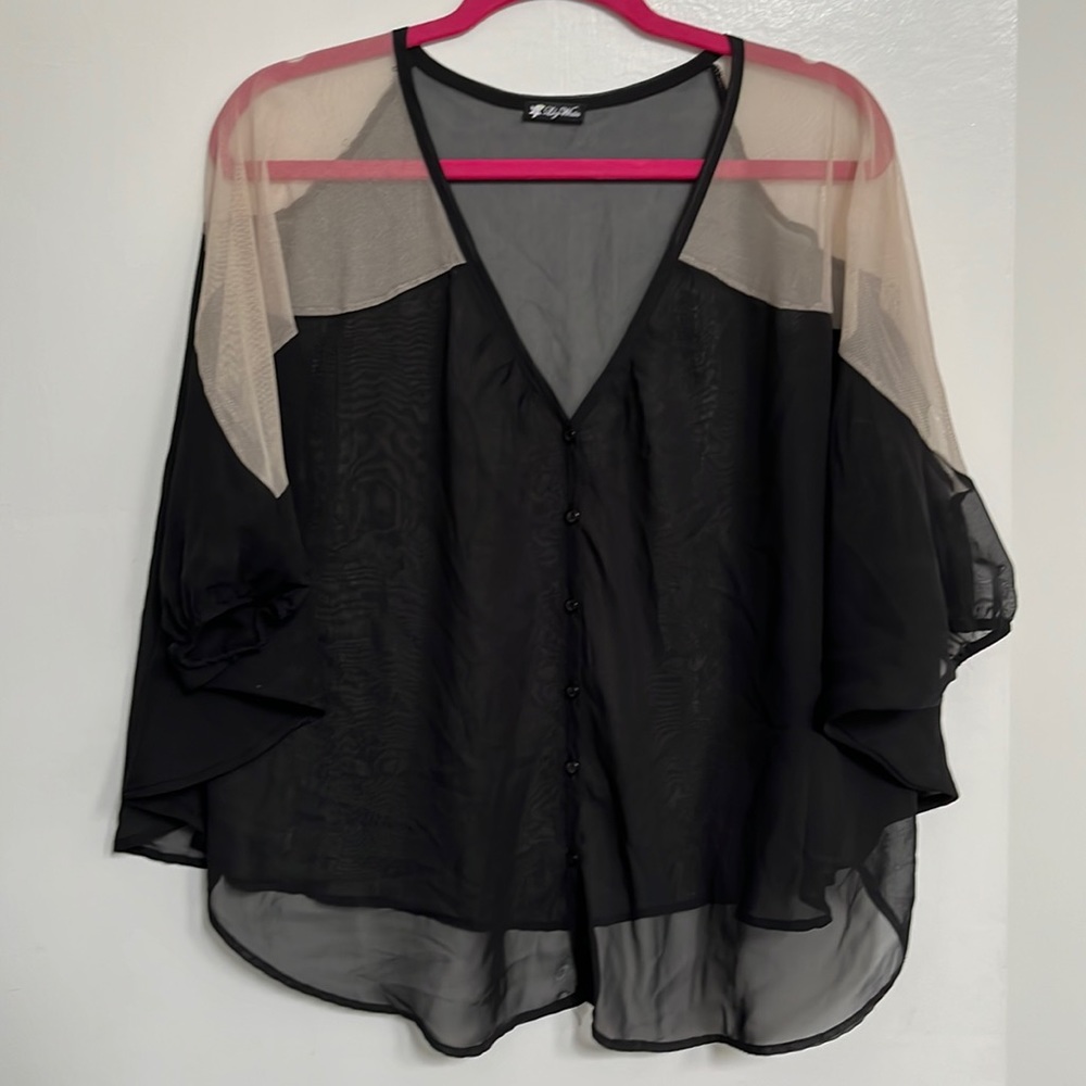 Black see theu shirt